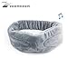 Produktbild Zeerkeer Bluetooth Schlafkopfhörer Samt Musik Augenmaske waschbar kabellos Schlafmaske mit Stereo-Lautsprecher und Mikrofon Perfekt für Reisen Schlafen und Meditation