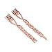 Produktbild X-Form-Uhrenarmband, Metall-Ersatz-Uhr-Armband-Band X Form-Bügel für Fitbit Alta/Fitbit Alta HR(Roségold)