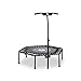Produktbild Klarfit Jumpanatic • Fitness-Trampolin • Indoor-Trampolin • Garten-Trampolin • Extra große 84 cm Sprungfläche • 6-stufig Einstellbare Griffhöhe: 109-134 cm • max. Nutzergewicht: 120 kg • schwarz