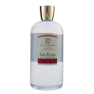 Geo F Trumper San Remo Cologne 50ml, Hairdressing 500ml and Hair and Body Wash 500ml Set - Image 4