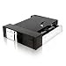 Produktbild Icy Box IB-172SK-B Trägerloser 5,25" Wechselrahmen für 1x 2,5" (6,35 cm) und 1x 3,5" (8,9  cm) SATA HDD/SSD, mit 1x 40 mm Lüfter (silber/schwarz)