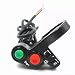 Produktbild Goliton® Motorrad Elektro Auto Dreirad Horn / Blinker Licht / Scheinwerfer Multifunktion Kombischalter - Schwarz