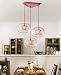 Produktbild Loft Vintage Pendelleuchte Esstisch Hauml;ngeleuchte Romantisch Industriell Pendellampe Kronleuchter Pink 3-flammig Metall und Glas Hauml;ngelampe Retro Esszimmer Bar Cafe Kuuml;Che Luuml;Ster E27
