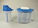 Produktbild TUPPERWARE Backen Rühr-Mix 2,0 L Messbecher D216 Rührbecher + Shaky 350 ml blau Shacker P 20869
