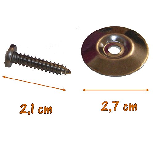 Kerafactum® Griff Set Ersatzgriff für Topfdeckel 3 Stück Deckelgriff Ersatzteil – Farbe: mattschwarz und Ø von 6 cm - 5