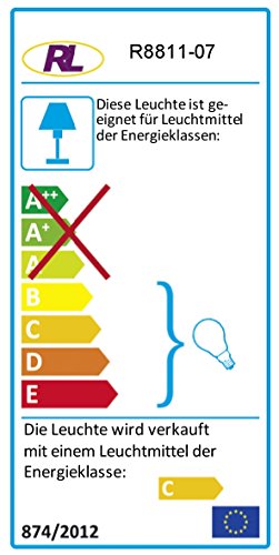 Reality Leuchten R8811-07 Halogen-Wandspot, EEK D, inkl. 1x G9, mit Drehgelenk, in nickel matt, Glas in weiß - 2