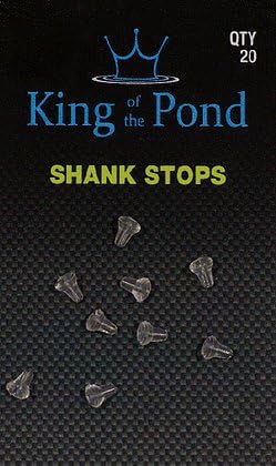 KOTP x2 packets hook shank stops, clear - hook beads x 20, carp tackle, carp fishing