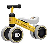 YxFlower Balance Bikes Spielzeug,4 Rädern Mini Laufrad für Kinder ab dem 12 Monat