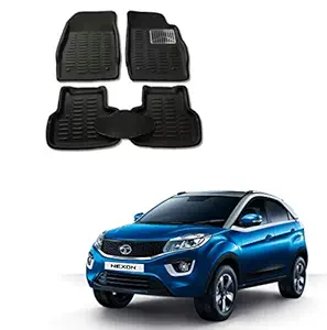 Atc 4D PU Mat for Tata Nexon (Model Year: 2017-2020) Car - Black