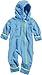 Playshoes Unisex Baby All-in-One Fleeceoverall Overall, Turquoise (Aqua Blue), 9-12 Months (Manufacturer Size:80 cm)