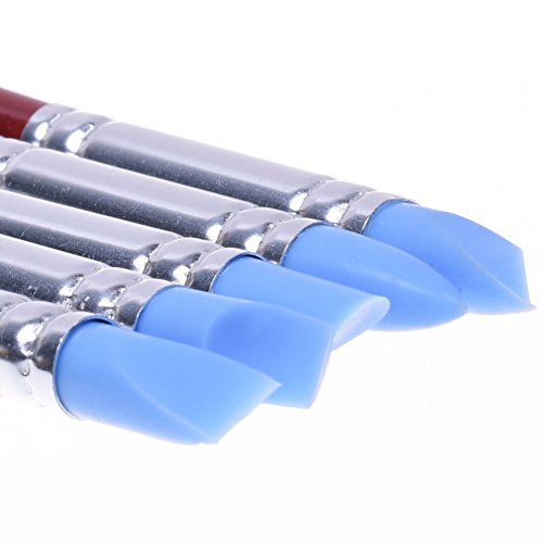 Meta-U 5pcs Gummi-Pinsel Clay Shaper Modellier Werkzeug Pinsel - 3