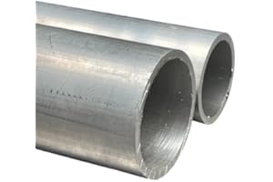 PSB STAHL AUF MASS Aluminium Rundrohr Alu Rohr 48x3mm AlMgSi0,5 F22 EN AW-6060 L= 495-1995mm (995mm)