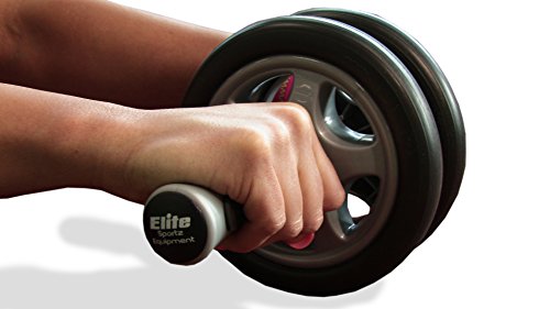 Elite Sportz Ab Roller – Bauchtrainer – abs wheels für Fitness-Training – Crossfit Trainingsgeräte – Komplett vormontiert - 4