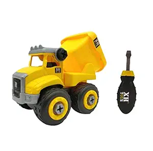 Emob DIY Assembly Construction Vehicle Educational Building Toy with Screw Driver (Dumpster)