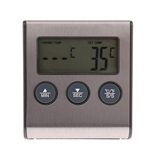 Preisvergleich Produktbild Demiawaking Grillthermometer, Ofenthermometer, Bratenthermometer, Barbecue Grill Thermometer, digital Thermometer für BBQ / Grill / Smoker