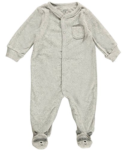 Carter's Baby Boys' Graphic Terry Footie 6 Months Raccoon