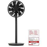 BALMUDA The GreenFan | Stand-/Tischventilator | DC Motor | Leise 13 dB | 1.5W Energie Sparen | 15m Reichweite | Luftzirkulator | Design | Made in Japan | Eco | EGF-1600-WK EU(Weiß x Schwarz)