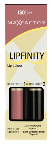 Lipfinity Lipstick by Max Factor Iced 160