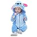MICHLEY Unisex Baby Costume Spring and Autumn Flannel Romper Outfits Animal Jumpsuit Bstar-90cm