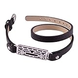 Armbanduhr Band, elektrischonisches Zubehör für Activity Tracker, einstellbares Armbanduhr-Band mit Clip für die Fitbit Flex 2. , Herren damen, schwarz / silber