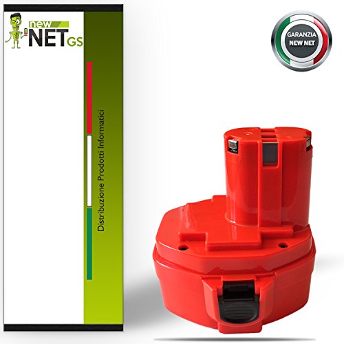 BATTERIA NEWNET COMPATIBILE MAKITA 14,4 V 1500 mAh 4333DWD 4333DWDE 6228D 6228DW 6228DWBE 623