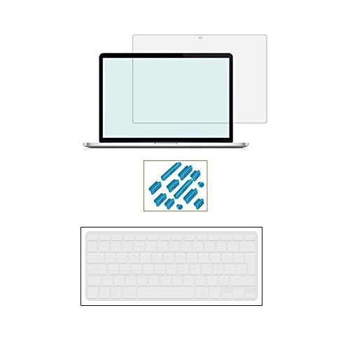 Macbook Air 11 Case Cover, RYGOU Kunststoff Matte Hard Shell mit Tastatur Skin Display Schutz für 11,6 Zoll Macbook Air Modell: A1370 / A1465 - 5