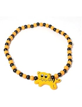 Kinder Perlen Halsband mit einem bemalten Tiger