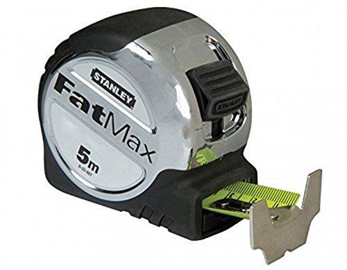 Stanley FatMax Xtreme Bandmass, Blade Armor Pro, 5m Länge, 32mm Breite, automatischer Rücklauf, Gürtel-Clip, 0-33-887