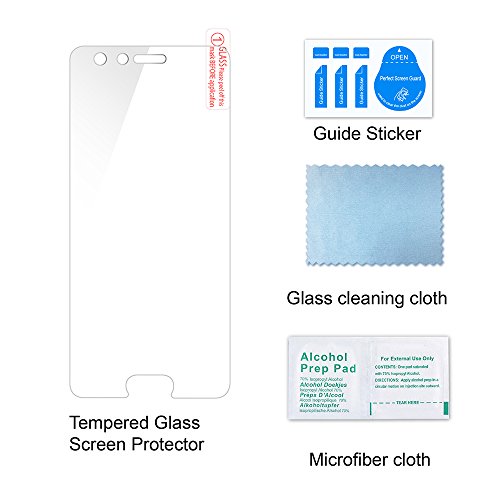  2-Pack  Protector de Pantalla Honor 9  AICEK Cristal Templado para Huawei Honor 9 Vidrio Templado Honor 9 Cristal Screen Protector
