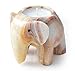 Produktbild YogaStudio Elefant 7,6 cm Teelicht Kerzenhalter, Stein, Onyx - Elephant