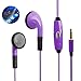 Produktbild 3,5 mm In Ear  Im Ohr Stereo Luminous Sport Glow In The Dark Stereo-Blockierung LED Blitzlicht Headset Ohrhörer Kopfhörer (purple)