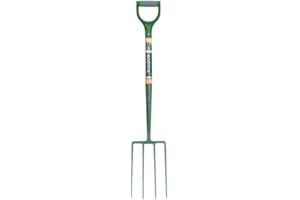 Bulldog 7103772890 Evergreen Digging Fork, Green