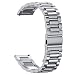 Produktbild Ersatzbänder für Garmin Vivoactive 3 GPS Smartwatch 20mm massivem Edelstahl Metall Link Armband Uhrenarmband Schnellspanner Zubehör Armband (Silber)
