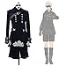 Produktbild SUNKEE Cosplay NieR: Automata YoRHa Nr. 9 Typ S Kostüm Erwachsene Männer Halloween Karneval Cosplay Spiel NieR: Automata Kostüm Custom Made J5 (Bitte beachten Sie die Größe Detail vor der Bestellung) (S: 163-167cm)