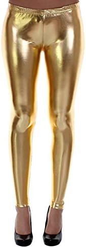 Women’s Harley Quinn Suicide Squad Multi Color Hot Sexy Shorts & Leggings (XL = 16-18, Gold)