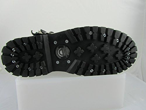 STEELGROUND UNISEX HIGH QUALITY LEATHER MOTARD BOOTS BLACK BOX ROCK BIKER ULTRA RESISTANT STELL CAP