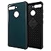 Price comparison product image TUDIA Essential Phone PH-1 Case, [Ceramic Feel] Lightweight [GLOST] TPU Bumper Shock Absorption Cover Featuring [Tempered Glass Back Panel] for Essential Phone PH-1 (Ocean Green)
