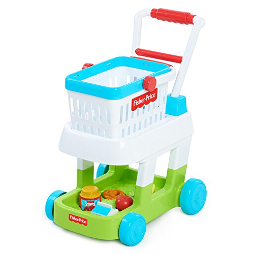 JP Other Fisher Price Shopping Cart Jouet, JPL93525, Multicolore