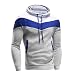 Produktbild Herren Sweatshirt Hooded Sweat UFODB Männer Pullover Pulli Jacke Kapuze Hoodie Kapuzenpullover Basic Sweater Sweatjacke Winterpullover Kapuzen-Sweatshirt Tops