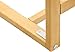 IB-Style - High Quality Bedrail "FLAMO" Solid Beech-Wood Natural or White | Bedguard Child Kid Baby Bed Sleep - Width 55.1" - Height 16.5" Natural