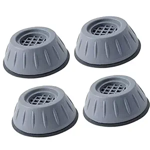 Plastic?Stand for Washing Machine Washing Machine Stand Anti Vibration Pads Washer Foot Pads Dryer Heightening Pads Stabilizer Support Stand for Home (Pack of 4)