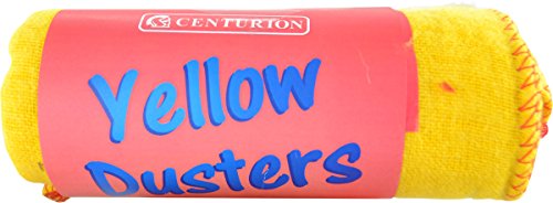 16 inch x 13 inch Yellow Dusters roll Packet of 6