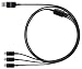 Produktbild Samsung 3-in-1 Multi Charging Cable Ladekabel für Samsung Galaxy S5 - Schwarz