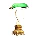 Produktbild Amerikanischer Retro-Stil Traditionelle Antik Messing und Grün Banker's Schreibtisch Lesetischlampe (ohne Birne)