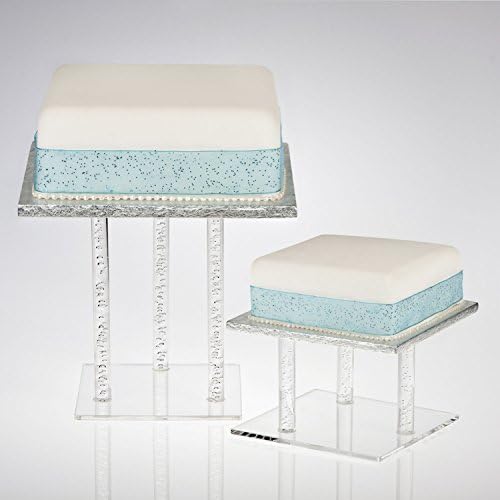 Acrylic Bubble Decorative Wedding Party Cake Stand Separator - 130mm &amp; 200mm Available Heights