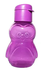 Tupperware ECO Penguin Shape Water Sports Plastic Bottle 12 Ounce for Kids (Purple)