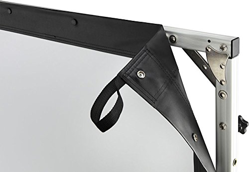 "quick-folder Ultralight with Reinforced Frame Folding Projector Screen, Canvas Soft-White + Canvas Retro 646 X 403 cm 300" 16: 10, Towel for Projector autoportante 646 X 403 cm Great with All Projectors * * * Excellent Quality 100% GUARANTEED. * * * Professional Product PROVIS Made with Top Quality Materials. * * * - Image 5