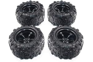 Fransande 4 StüCke PX 9300-21 Gummi Reifen RC Renn Wagen Reifen 9300 & 9302 Ma？Stab 1/18 auf Stra？En Rad Felge Passend für RC Auto