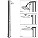 Produktbild Steinkirch Solar Gartendusche mit frei wählbarem Duschkopf ++ Pooldusche Campingdusche Solardusche Garten Sommerdusche ++ Standard Duschkopf: ø 150 mm ABS