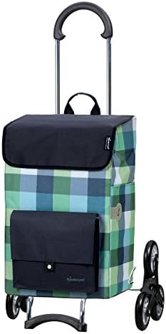 Andersen shopping trolley Scala | Stair-climbing wheels | Max. load capacity: 40 kg | Bag: Hava turquoise | Volume: 49L | Made in Germany
